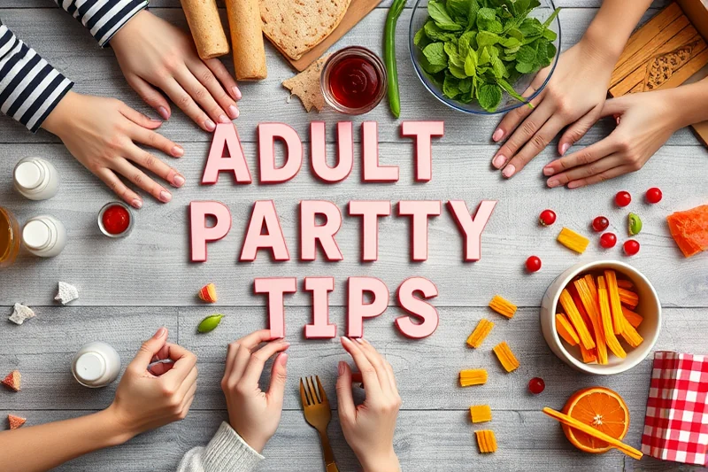 adult party games food tips — Adult Party Games Food Tips (the finished result)