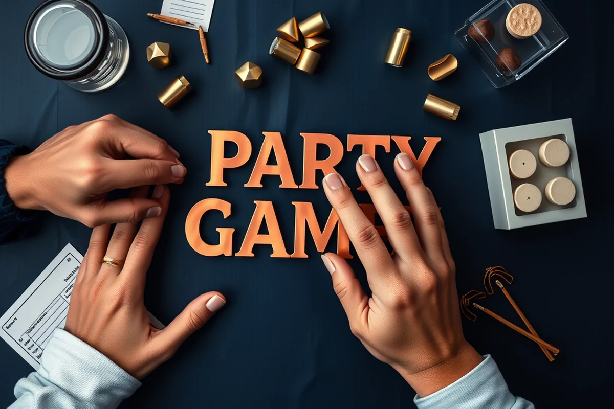 affordable adult party games invitations — Affordable Adult Party Games Invitations (the finished result)