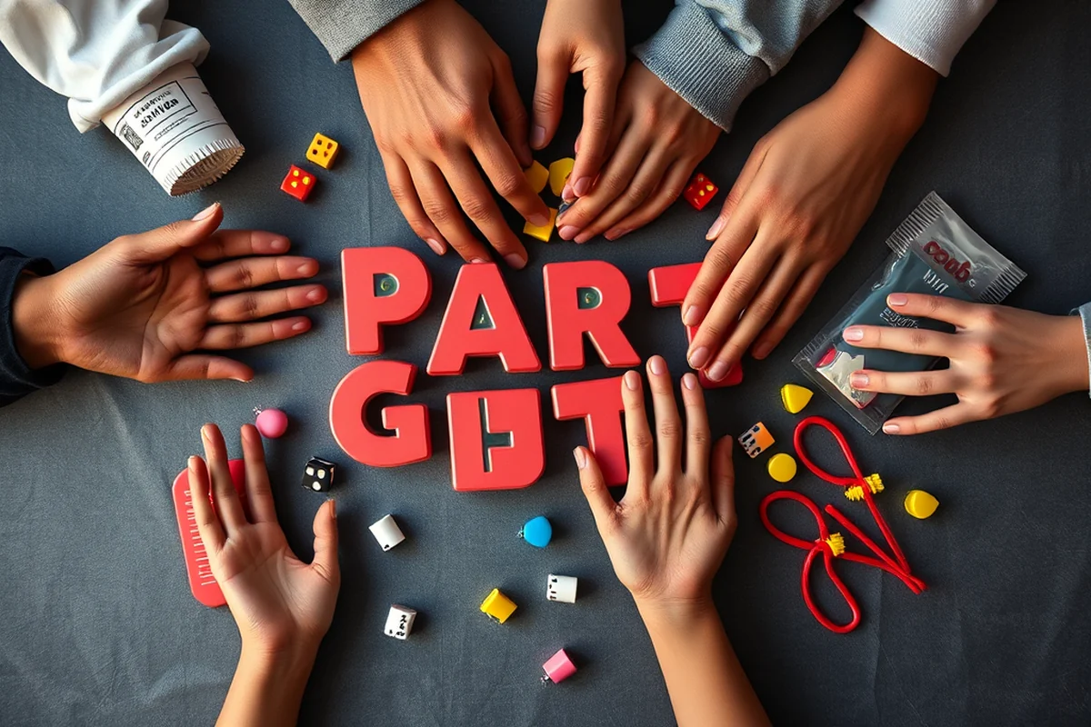fun party games with adults — Fun Party Games With Adults (the finished result)
