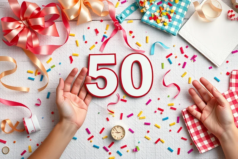 adult party games for 50th birthday checklist — Adult Party Games For 50th Birthday Checklist (the finished result)