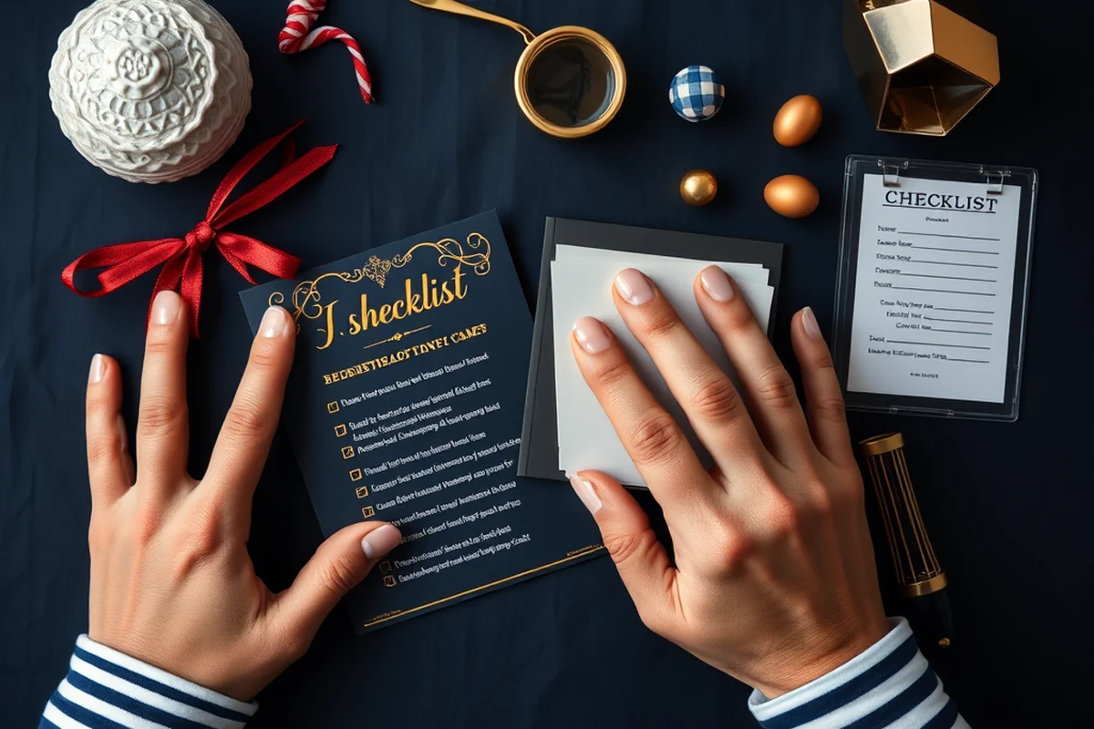 adult party games invitations checklist — Adult Party Games Invitations Checklist (the finished result)