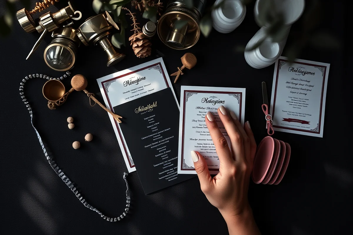 adult party games invitations favors examples — Adult Party Games Invitations Favors Examples (the finished result)