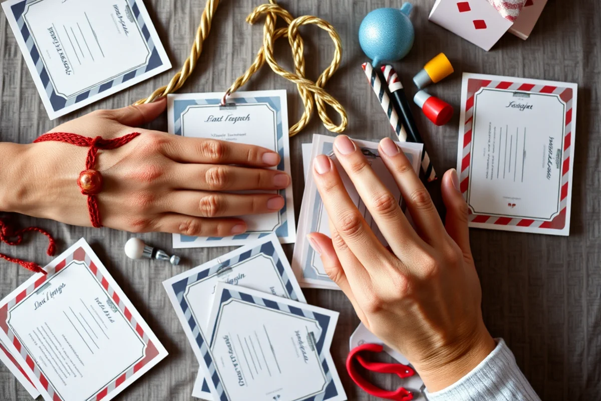 easy adult party games favors — Easy Adult Party Games Favors (the finished result)