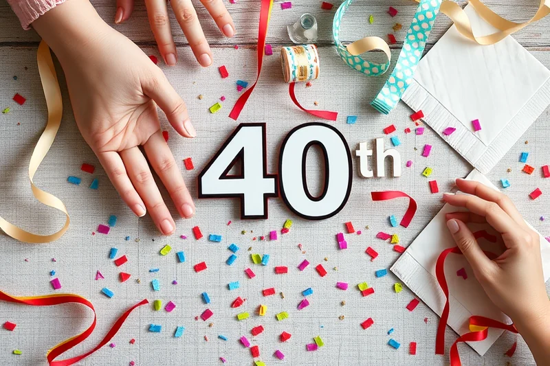 homemade 40th birthday party games — Homemade 40th Birthday Party Games (the finished result)