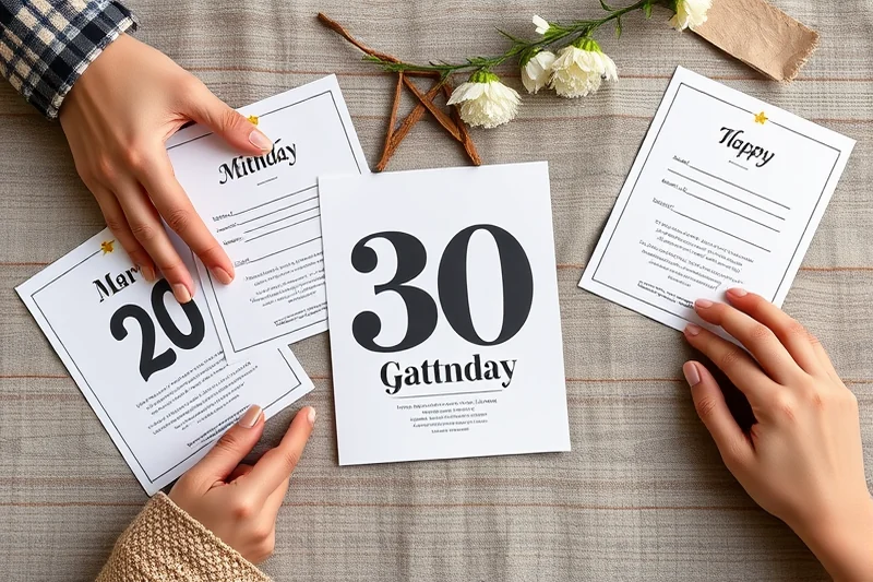 modern 30th birthday party games — Modern 30th Birthday Party Games (the finished result)