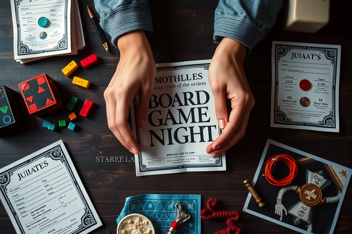 what is board game night — What Is Board Game Night (the finished result)